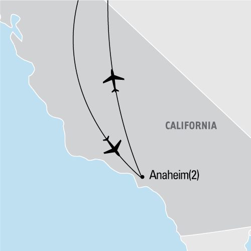 Map of the Anaheim Heritage Festival tour