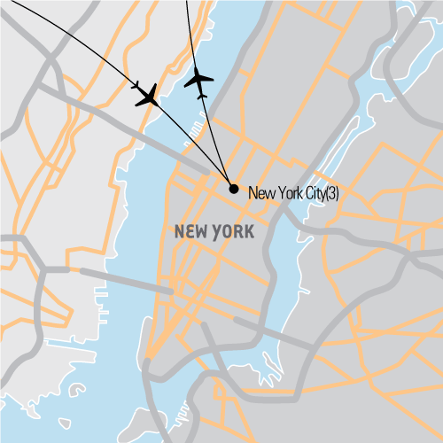 Map of the New York City Heritage Festival tour