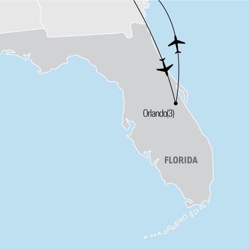Map of the Orlando Heritage Festival tour